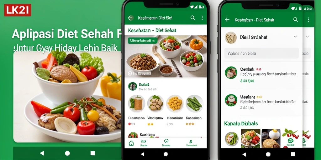 Antarmuka LK21 yang intuitif dan mudah digunakan untuk Diet Sehat.