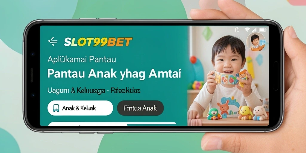 Antarmuka SLOT99BET menampilkan dashboard pemantauan anak yang intuitif.